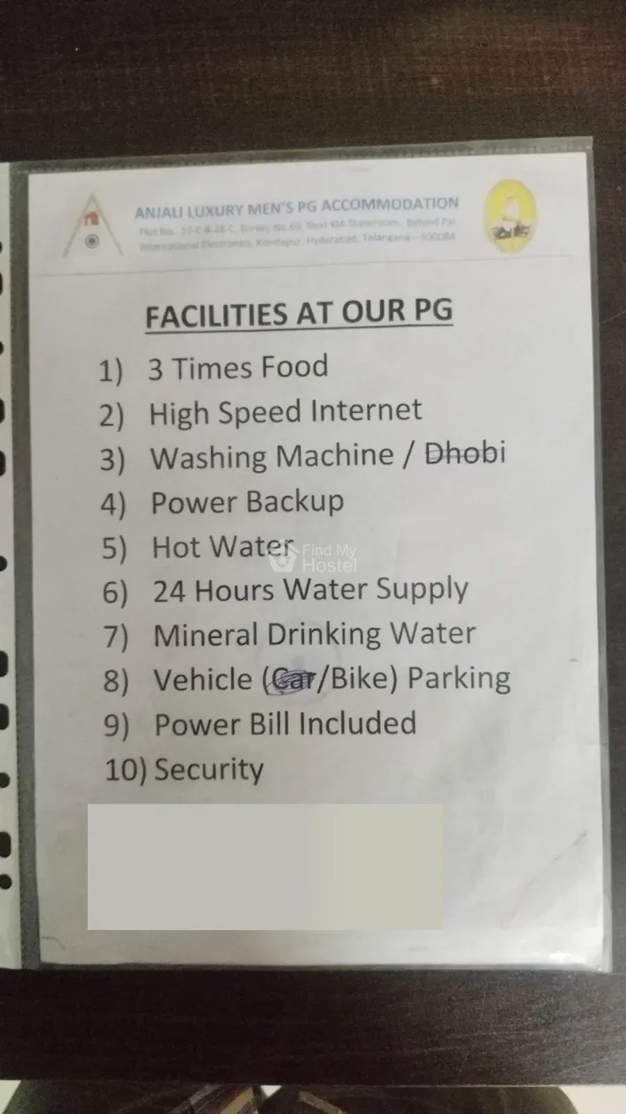 Anjali Luxury Mens Pg Accommodation in Kondapur, Hyderabad — photo 6