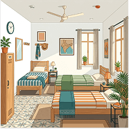 3 Sharing Rooms