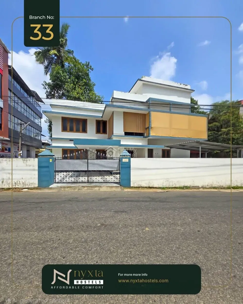 NYXTA Ladies Hostel Branch - 33 in Palarivattom, Ernakulam β main photo